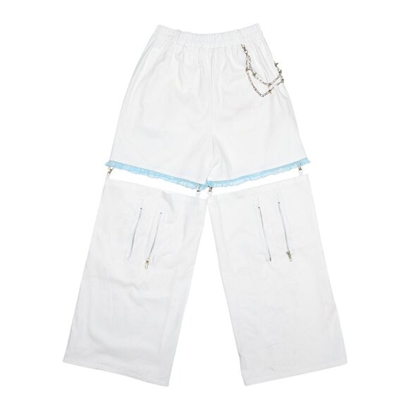 NEW ACDC RAG - Baby Punk Angel Punk Detachable Cargo Pants - Picture 2 of 9